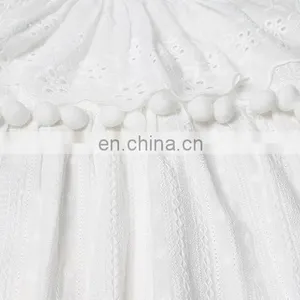 Infants & Toddler Clothes Elegant Full Sleeve White Baby Lace Party Romper thumbnail-5