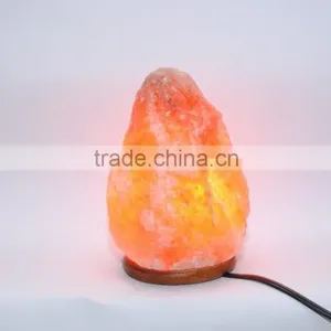 Himalayan Rock Salt Lamps Natural Ionizer 3.2 to 4.25 Kg UL Approved 6 Feets Cord Bulb w Base thumbnail-1
