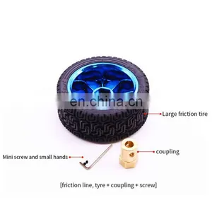 ChiHai Motor Couplings Are Matched to Connect the 65mm Diameter of the Deceleration Motor to the Tyres, Suitable for Smart Cars thumbnail-1