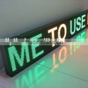 Display Text LED Moving Message Sign P10 RG Dual Color LED Message Display Electronic Advertising Board thumbnail-1