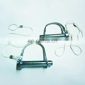 Cartbon Steel Round Handle Style Wire Tab Lock Pins Snap Lock Pin Safety Lock Pin thumbnail-2