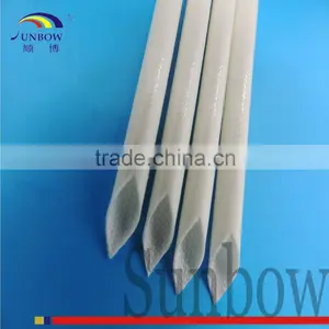 High Voltage Application Insulation Sleeving SB-SGS-15 Silicone Resin Coated Fiberglass Sleeving for Alternators thumbnail-4