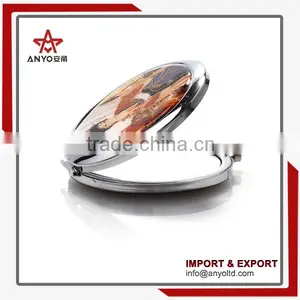 Wholesale Cheap High Quality New Arrival pu Cosmetic Mirror thumbnail-1