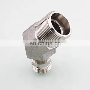 SAE JIC Swivel Nut Male 90 Degree ORFS Elbow Tube Pipe Fittings Hydraulic Pipe Ferrule Fittings thumbnail-4