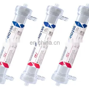 Factory Cheap China Disposable Blood Dialyzer Filter Flux High Efficient Hemodialyzerr With Sterilization Packaging thumbnail-2