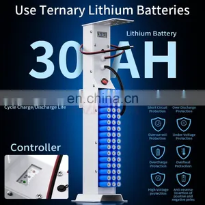 Solar System Off-grid Energy Storage System Lithium Battery for Home Farm Island Outdoor 4G Router Lighting Surveillance Camera thumbnail-5