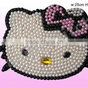 Hello Kitty Plastic Pearls Patch for Bags, Gifts and Crafts thumbnail-1