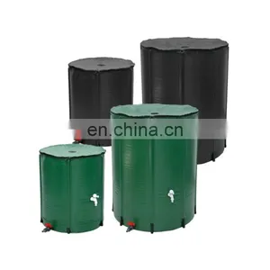 200L/250L Blue Green Black Portable Camping Rain Harvesting Water Barrel With Accessories thumbnail-1