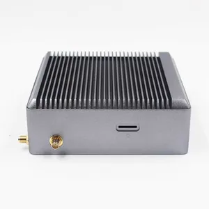 Fanless Compact Mini PC Alder Lake N100 Quad Core 3.4GHz 2*HDMI Dual LAN Rugged Computer for Industrial Control/Home Entertainment thumbnail-3