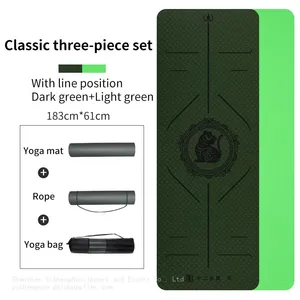 Professional Yoga Mat Anti-slip Fitness Home Best Tpe Yoga Mat thumbnail-2