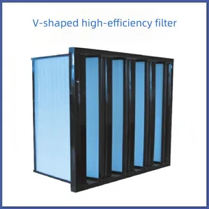 W-shaped High-efficiency Filter Screen W-shaped Plastic Frame High-efficiency Filter Screen thumbnail-1