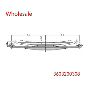 3603200308 Heavy Duty Vehicle Rear Wheel Spring Arm Wholesale For Mercedes Benz thumbnail-1
