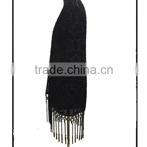 2016 New Black Lace Fabric Sexy Transparent Middle Aged Women Blouse thumbnail-3