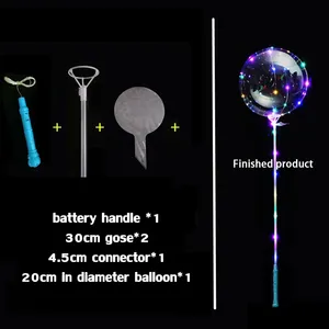 Novelty Amor 18 20 Inches Navidenos Kits Para Fiesta Cumplean Set De Globos -Al-Por-Mayor Burbuja Balloon With Light thumbnail-4