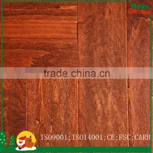 Durable Handscraped Multilayer Poplar Engineered Wood Flooring thumbnail-2