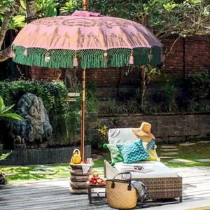 Beach Umbrella Wholesale New Outdoor Beach Umbrella Handmade Bali Beach Umbrella thumbnail-4