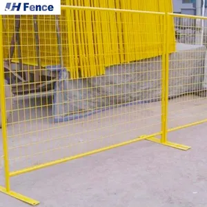 Weld Temporary Fence Canada Galvanized and Powder Coated Small Removable Fence China ECO FRIENDLY Temporary Wire Fence for Dogs thumbnail-2