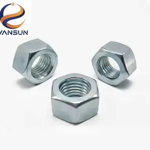 DIN 934 Carbon Steel Yellow Color Zinc Plated Hexagon Nut thumbnail-2