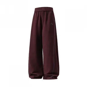 Men’s Cotton-Blend Wide-Leg Sweatpants thumbnail-3