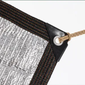 Aluminum Foil Sunshade Net 90% Shading Efficiency With Reflective Coating for Heat Reduction thumbnail-3