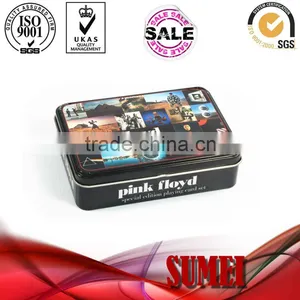Small Metal Tin Box for Card Game thumbnail-1
