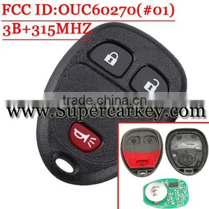 Best Quality 2+1 Button Remote Fob Key For Chevy And GM (FCC: OUC60270) thumbnail-1