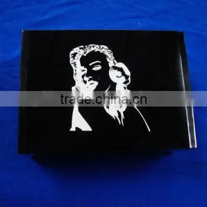 Top Class Black Acrylic Jewelry Box thumbnail-1