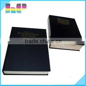 Cheap Elegant Leather Cover Dictionary Book Printing Service, Cloth Cover Book Printing Factory thumbnail-6