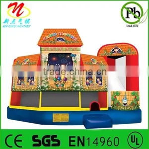 Bounce Party Rentals Inflatable Club House 5 in 1 Combo thumbnail-1