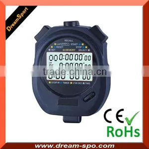 Professional Stop Watch Sports Timer Digital Handheld Three Rows of Display Stopwatch With 60 Laps Model No.ST-3860 thumbnail-1