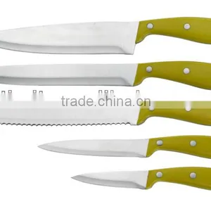 PP HANDLE STAINLESS STEEL 6PCS KITCHEN KNIFE SET thumbnail-2