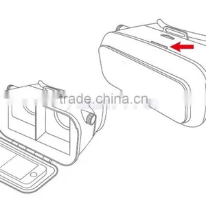 Funny VR 3D Virtual Reality Case Box Helmet Active Imax 3D Glasses For Sexy Movie Video thumbnail-2