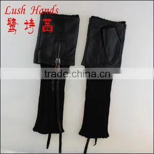 2016 New Style Fashion Leather Fingerless Glove for Chirstmas Gifts thumbnail-1