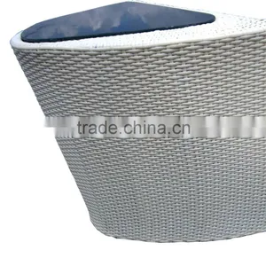 Personality New Design Rattan Furniture Sofa Wicker Beach Craft Garden PE Modern Vietnam Poly Rattan Furniture thumbnail-5