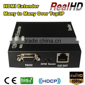 2016 Best Quality 16x16 Extender 120m RS232 HDMI Extender With Remote/IR thumbnail-1