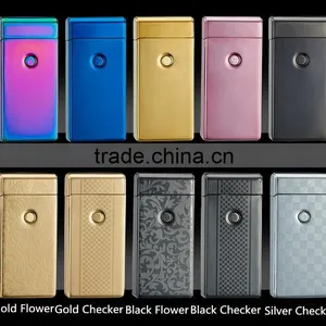 Newest 2016 Hotest Creative ELectronic Flameless Cigarette Lighter, Dual Beam X Arc Lighter USB thumbnail-1