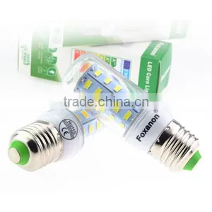 2015 Full NEW LED Lamp E27 SMD 5730 Led Corn Bulb 220V Chandelier LEDs Candle Light Spotlight 24/36/48/56/69/72/81/89Leds thumbnail-4