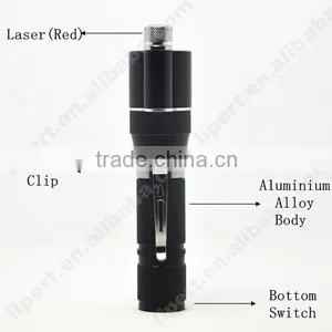 (130003) Aluminum Red Laser LED Torch/Rechargeable Fast Track Flashlight thumbnail-2