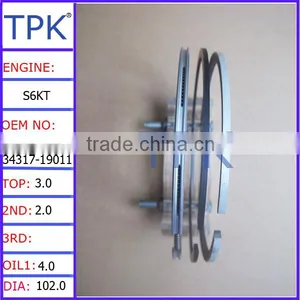 S6K Engine Piston Ring Set 34317-19010 thumbnail-2