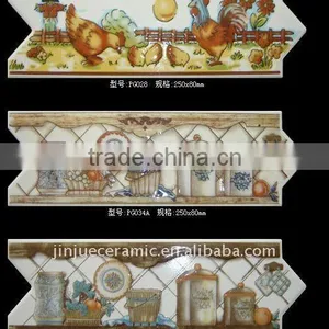 8x25cm Listello Border Tile thumbnail-1