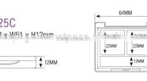 Two-well Shadow Compact With Brush Holder (439PE-ES1025C) thumbnail-2