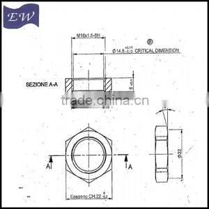 Special Hex Nuts and Bolts M16x1.5-6h thumbnail-1