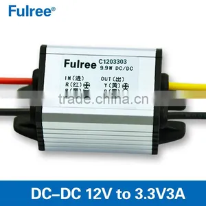 Aluminum Alloy Case 12v to 3.3v Dc-dc Step Down Converter, 3.3v Car Power Supply Module thumbnail-1