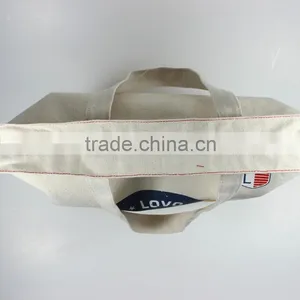 Factory Sale Cheap Canvas Tote Bag With Zipper thumbnail-6