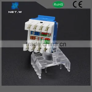 High Performance Cat5e Cat6 Cat6a Keystone Jack Supplier Patch Panel thumbnail-3
