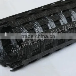 Unaixial Polyester Geogrid Retaining Wall With CE SGS Certification thumbnail-5