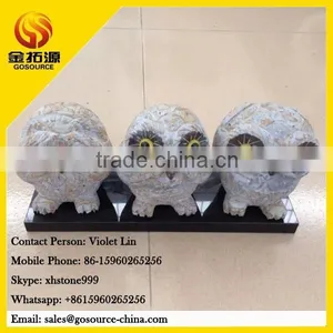 Three Owl Outdoor Garden Decor thumbnail-1