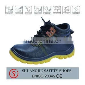 2014 Latest PU/PU Injection Sole Ankle Cut Safety Shoes thumbnail-1
