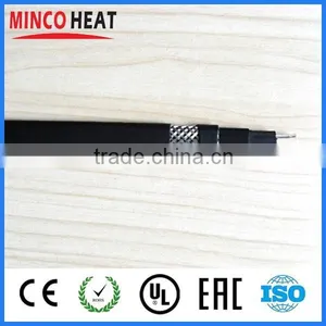 Heat Resistant Self Regulating Pipe Insulation, Roof Snow Melting Silicone Heating Cable thumbnail-1
