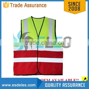 Pink High Visibility Reflective Safety Vest thumbnail-2